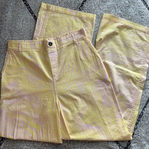 Pink and Yellow Pants Size M
